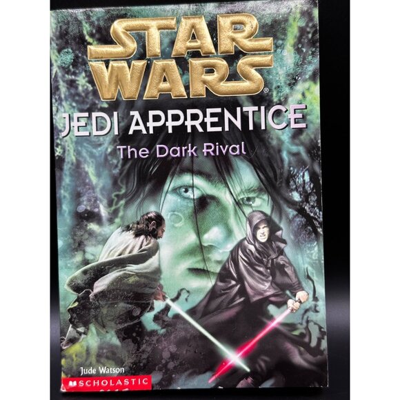 Star Wars Jedi Apprentice Book 2 The Dark Rival paperback book UNREAD Vtg 1st Ed - Picture 1 of 5